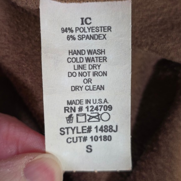 IC BY CONNIE K Women S Brown Asymmetric Faux Suede Blazer Jacket Artsy Lagenlook - Picture 9 of 9